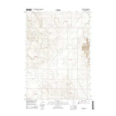2015 Map of Rockyford, 2015 Print