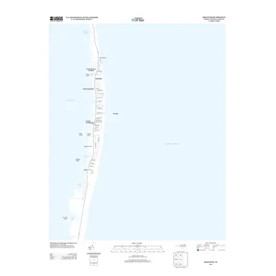 2013 Map of Rodanthe, 2013 Print