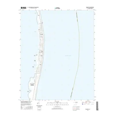 2016 Map of Rodanthe, 2016 Print