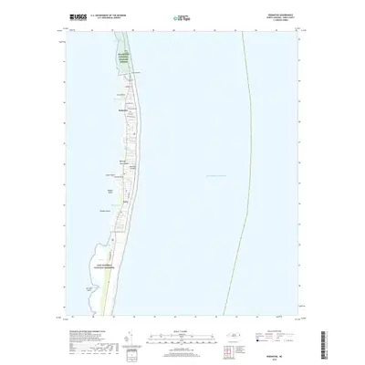 2019 Map of Rodanthe, 2019 Print