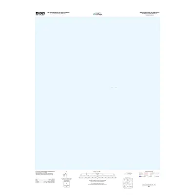 2013 Map of Rodanthe OE W, 2013 Print