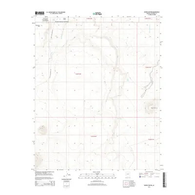 2014 Map of Roden Crater, 2014 Print
