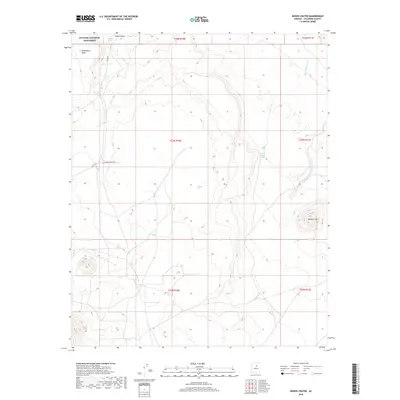 2018 Map of Roden Crater, 2018 Print