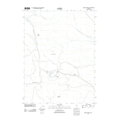 2012 Map of Rodeo Creek NE, 2012 Print