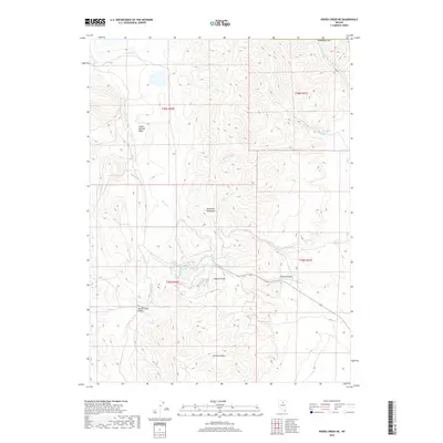 2018 Map of Rodeo Creek NE, 2018 Print