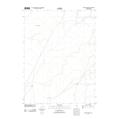 2012 Map of Rodeo Creek NW, 2012 Print