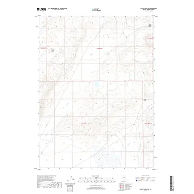 2018 Map of Rodeo Creek NW, 2018 Print