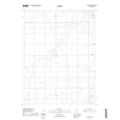2018 Map of Rodeo Creek SW, 2018 Print