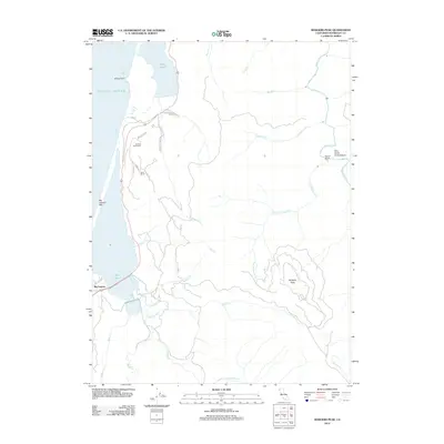 2012 Map of Rodgers Peak, 2012 Print