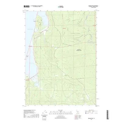 2018 Map of Rodgers Peak, 2018 Print