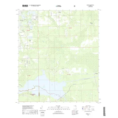 2018 Map of Rodman, 2018 Print