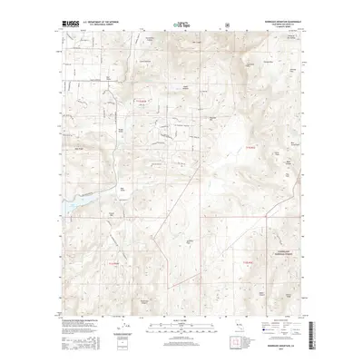 2015 Map of Rodriguez Mountain, 2015 Print