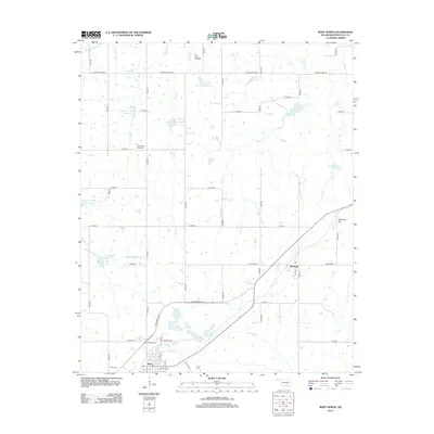 2013 Map of Roff North, 2013 Print