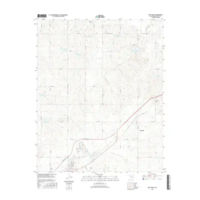 2016 Map of Roff North, 2016 Print