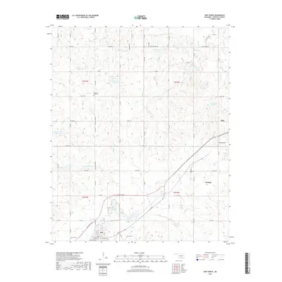 2018 Map of Roff North, 2018 Print