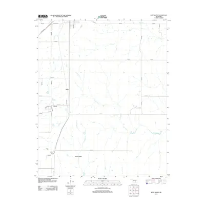 2012 Map of Roff South, 2012 Print