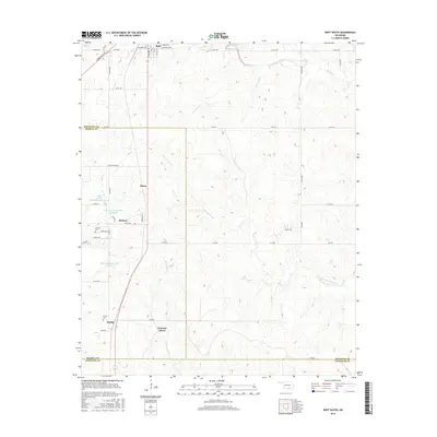 2016 Map of Roff South, 2016 Print