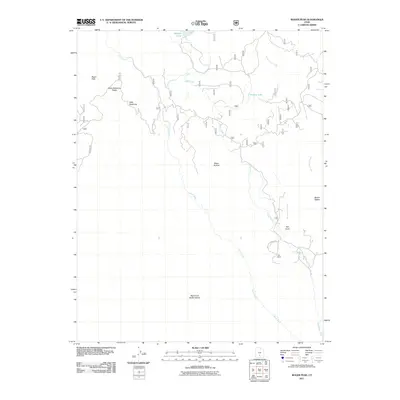 2011 Map of Roger Peak, 2011 Print