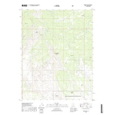 2020 Map of Roger Peak, 2020 Print