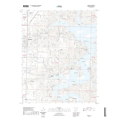 2020 Map of Rogers, 2020 Print