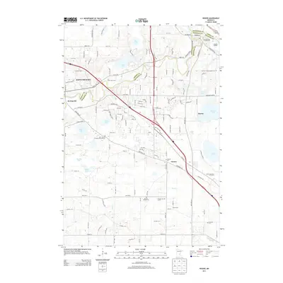 2013 Map of Rogers, 2013 Print