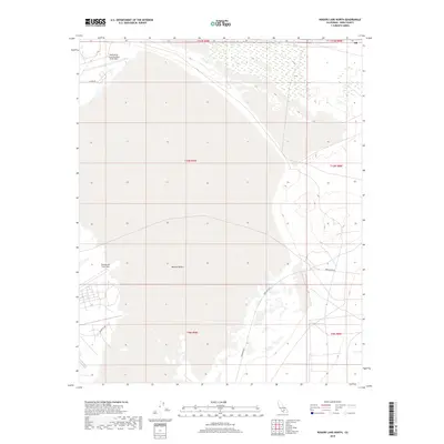2018 Map of Rogers Lake North, 2018 Print