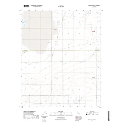 2018 Map of Rogers Lake South, 2018 Print