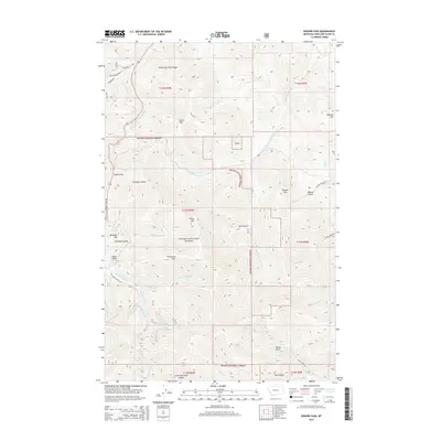 2014 Map of Rogers Pass, 2014 Print