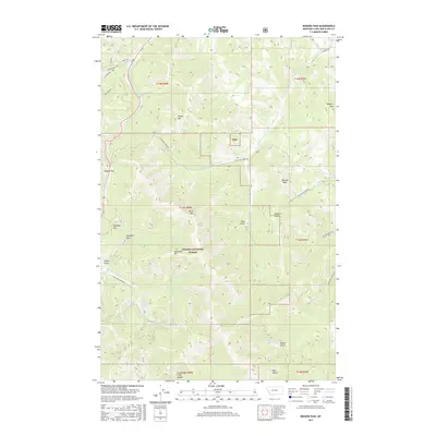 2017 Map of Rogers Pass, 2017 Print