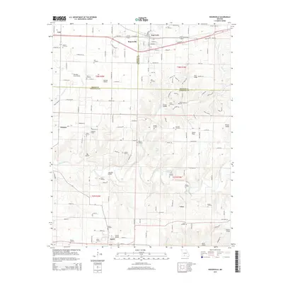 2015 Map of Rogersville, 2015 Print