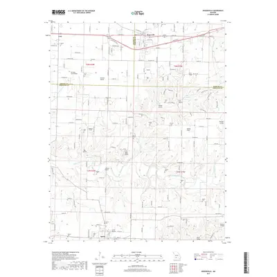 2017 Map of Rogersville, 2017 Print