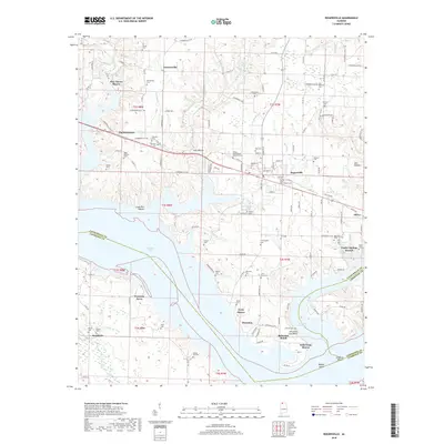 2018 Map of Rogersville, 2018 Print