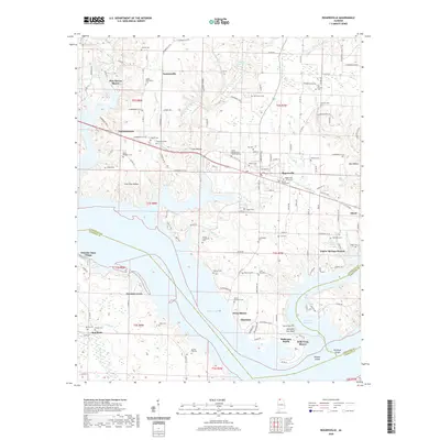 2020 Map of Rogersville, 2020 Print