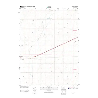 2013 Map of Roggen, 2013 Print