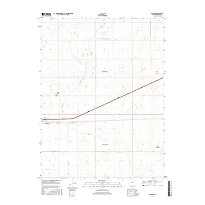 2016 Map of Roggen, 2016 Print
