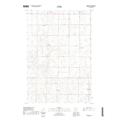 2018 Map of Rohrich Dam, 2018 Print