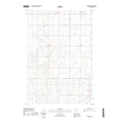 2020 Map of Rohrich Dam, 2020 Print