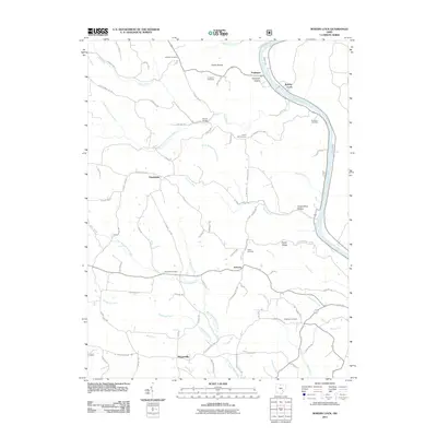 2011 Map of Rokeby Lock, 2011 Print