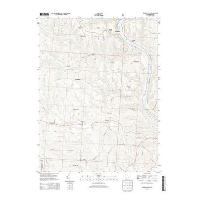 2013 Map of Rokeby Lock, 2013 Print
