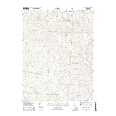 2016 Map of Rokeby Lock, 2016 Print