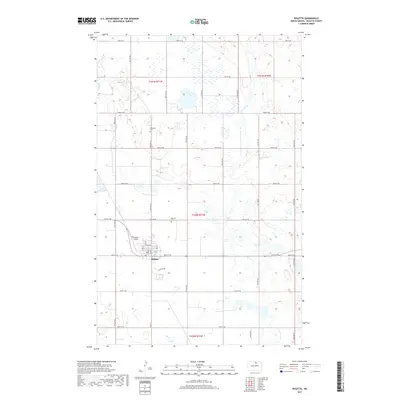 2017 Map of Rolette, 2017 Print