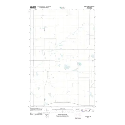 2011 Map of Rolette SW, 2011 Print