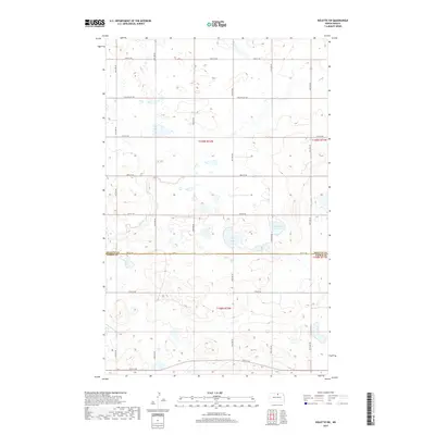2017 Map of Rolette SW, 2017 Print