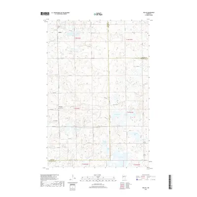 2019 Map of Rollag, 2019 Print
