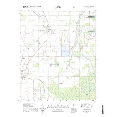 2018 Map of Rolling Fork East, 2018 Print