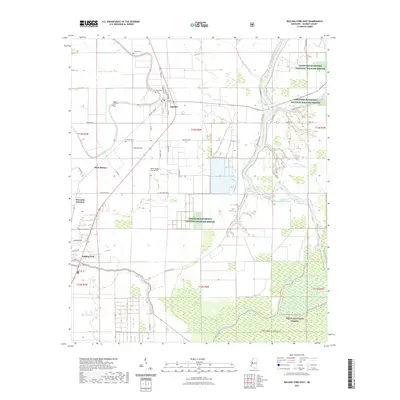 2021 Map of Rolling Fork East, 2021 Print