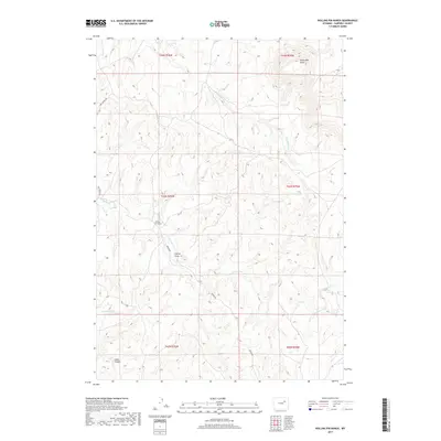 2017 Map of Rolling Pin Ranch, 2017 Print