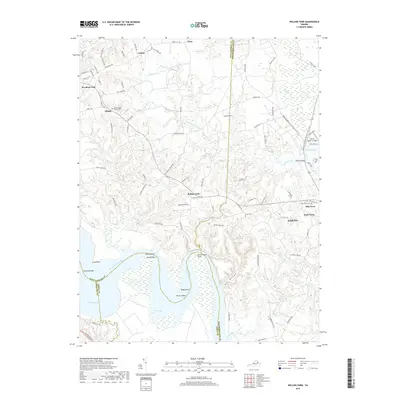 2019 Map of Rollins Fork, 2019 Print