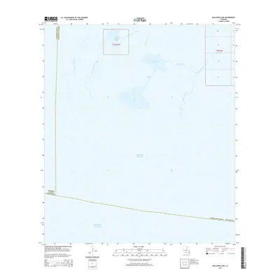 2015 Map of Rollover Lake, 2015 Print