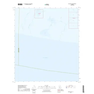 2018 Map of Rollover Lake, 2018 Print
